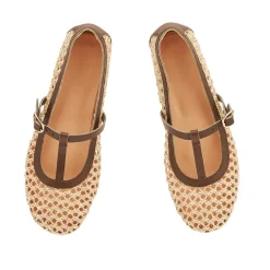 Aerati ballet flat khaki natural