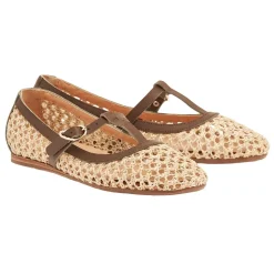 Aerati ballet flat khaki natural