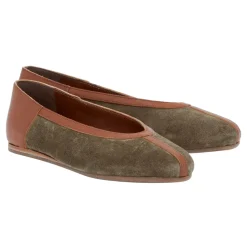Aeropi ballet flat khaki t-moro