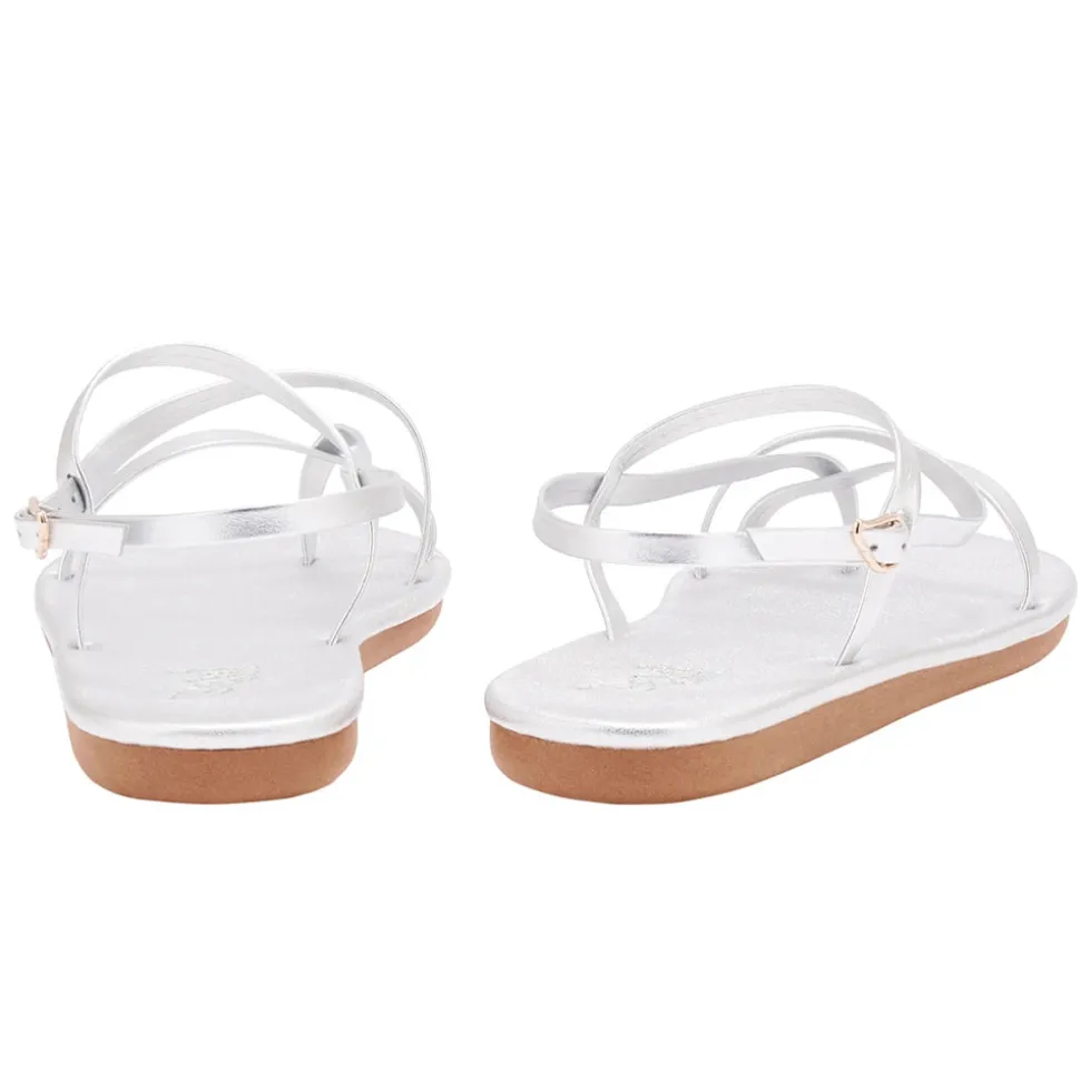 Alethea flip flop all silver
