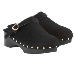 Classic closed clog black
