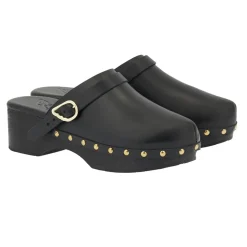 Classic closed clog black