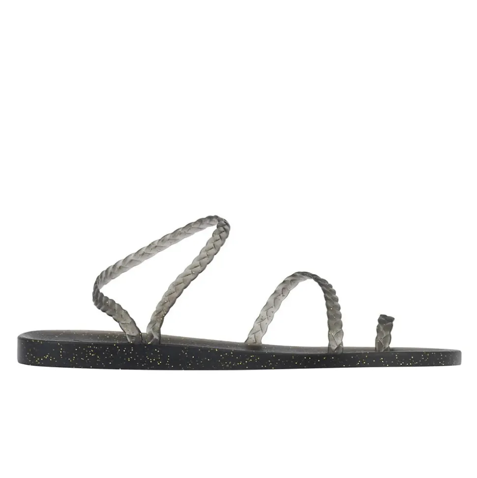 Eleftheria black gold glitter