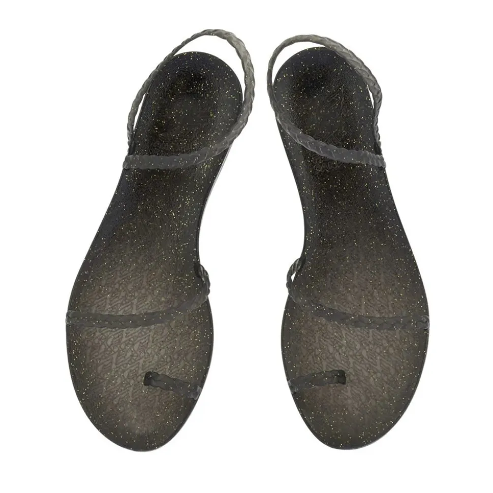 Eleftheria black gold glitter