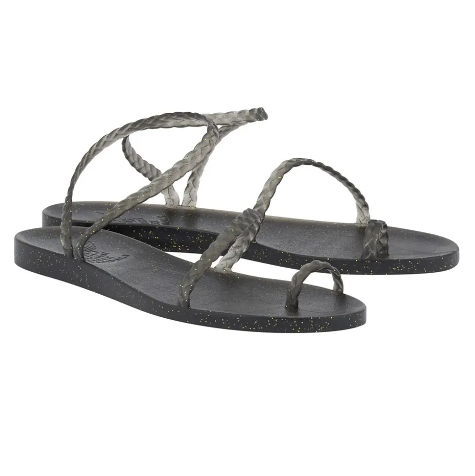 Eleftheria black gold glitter