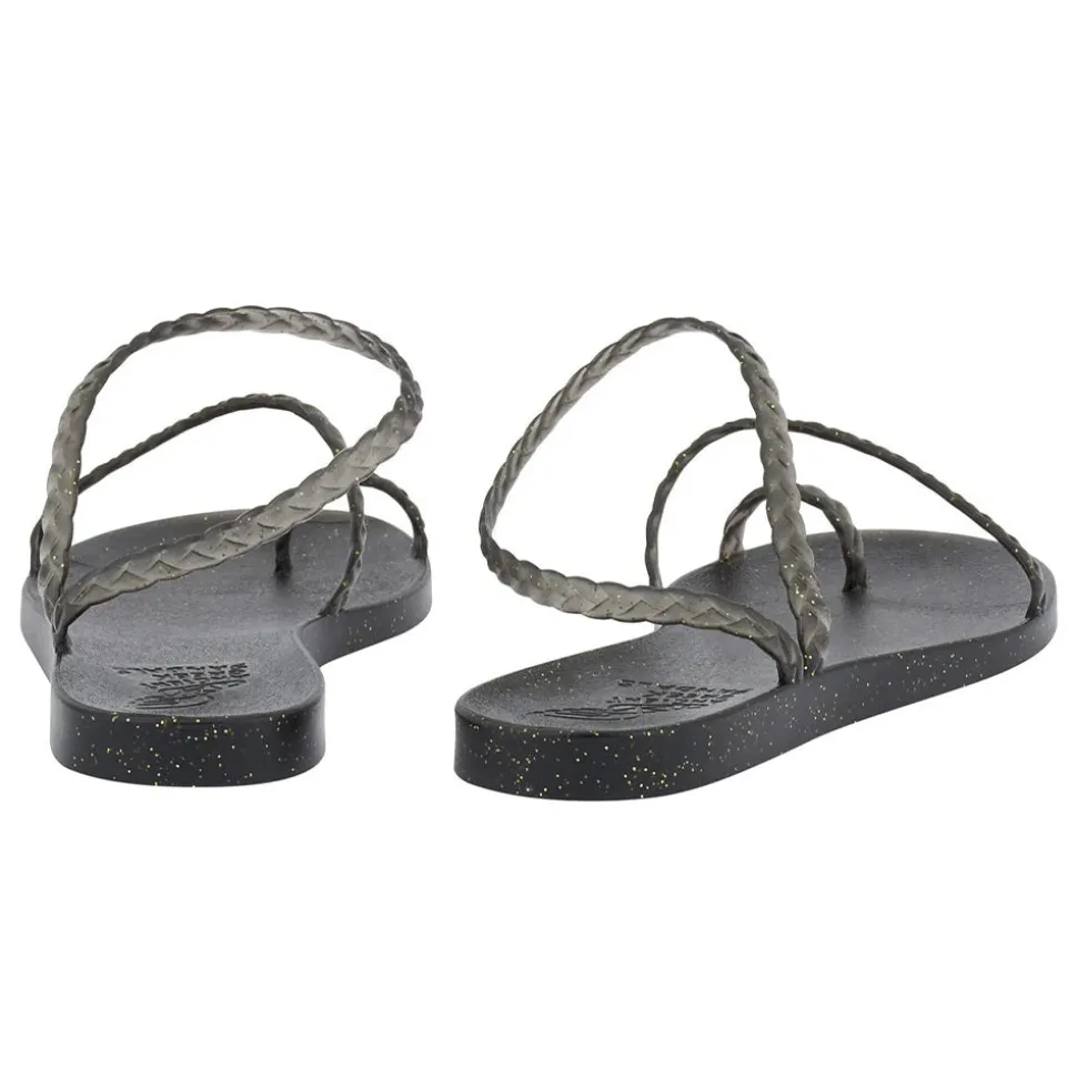 Eleftheria black gold glitter