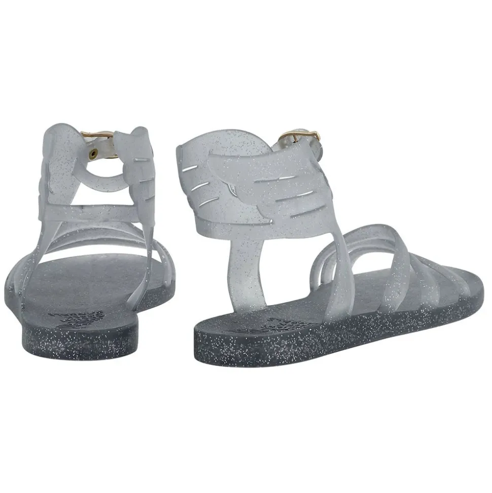 Ikaria clear silver glitter