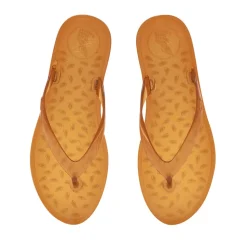 Jelly flip flop caramel