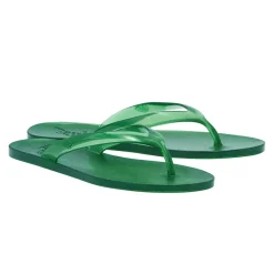 Jelly flip flop green