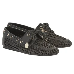 Pliaria boat shoe black