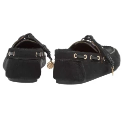 Pliaria boat shoe black