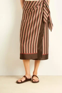 Thalia footbed brown