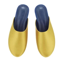 The slipper ochre navy