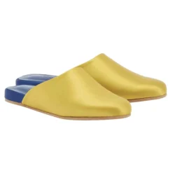 The slipper ochre navy