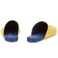 The slipper ochre navy