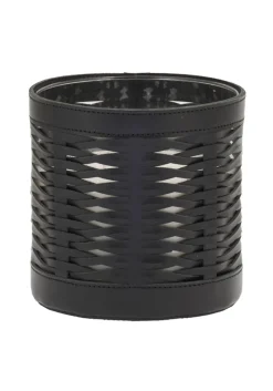 Woven candle black