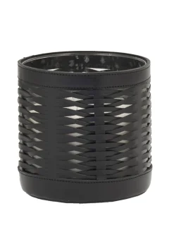 Woven candle black